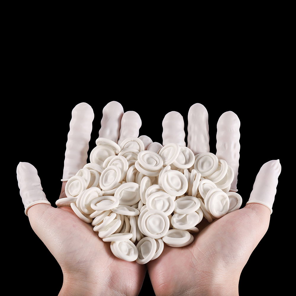 Disposable Gloves Nitrile - 50/100 sztuk białe jednorazowe rękawiczki ochronne