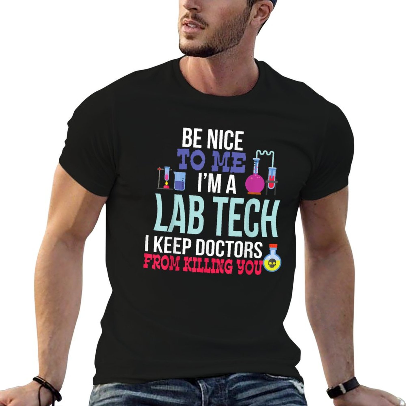 Medical Lab Tech - Zabawna koszulka dla technika laboratorium medycznego,