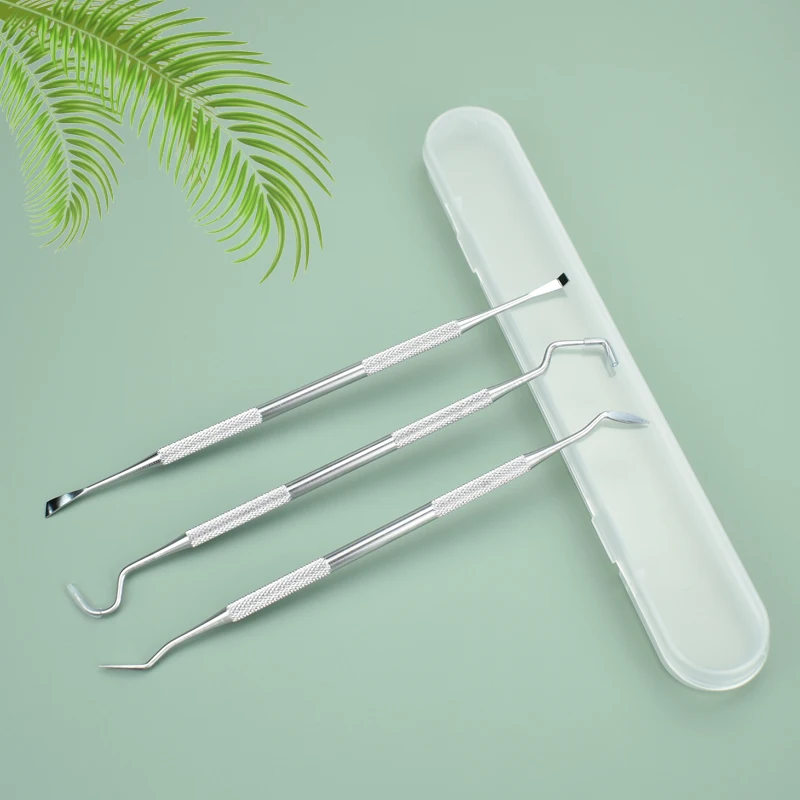 Dental Mirror Probe - 3 SZT. Zestaw do czyszczenia jamy