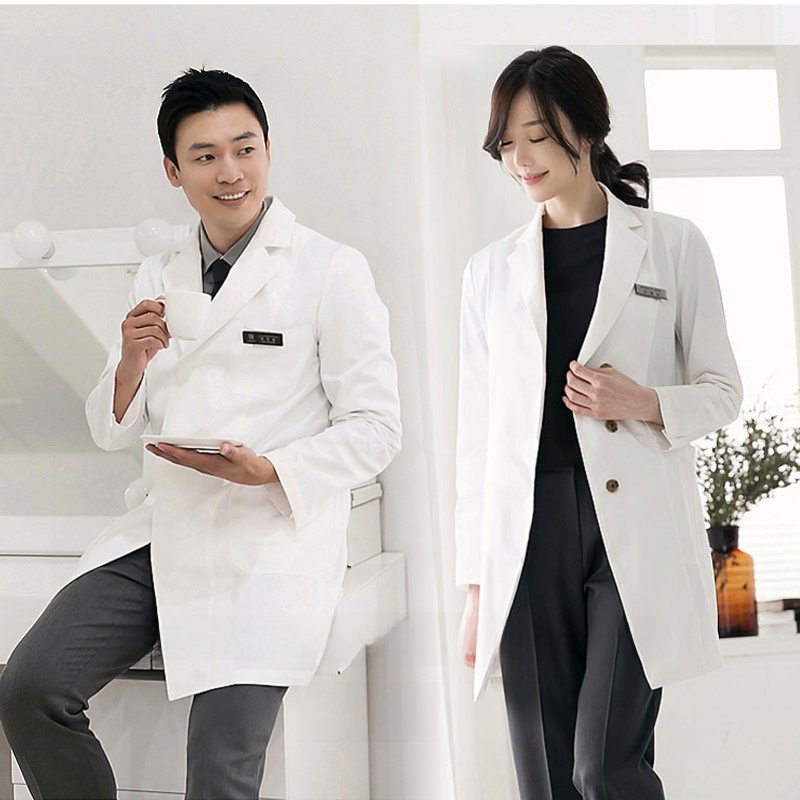 Medical Lab Years - Damski fartuch medyczny slim fit z
