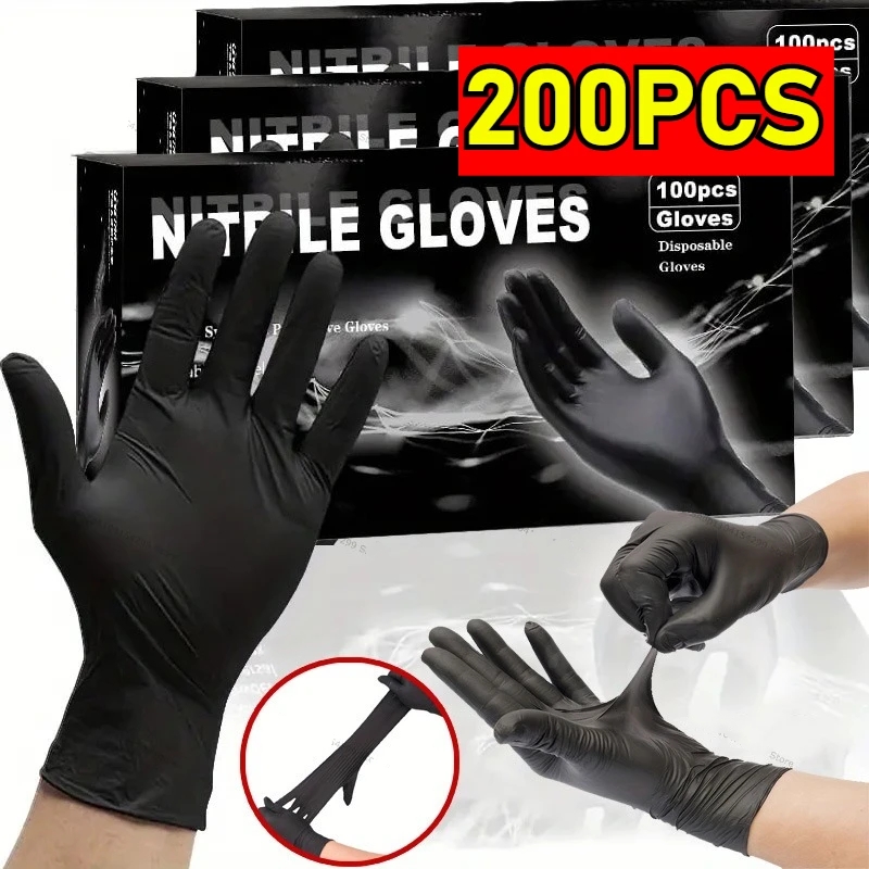 Disposable Gloves Nitrile - Jednorazowe nitrylowe wodoodporne rękawice do mycia