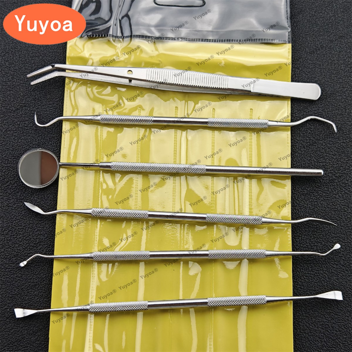 Dental Mirror Probe - 5 x 6 szt./zestaw Narzędzia dentystyczne