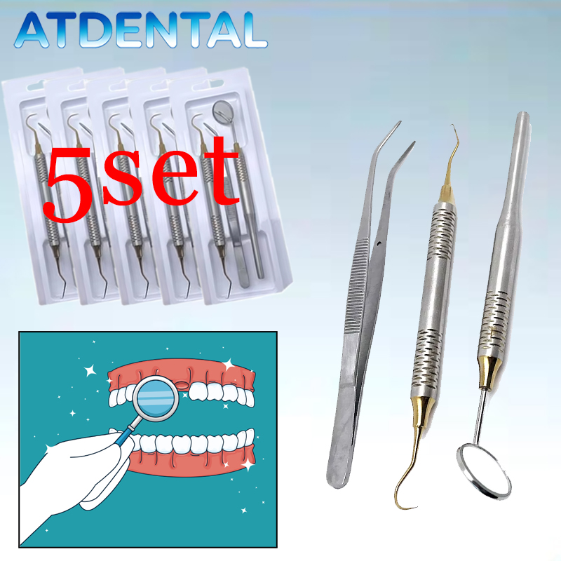 5-częściowy zestaw narzędzi de – Dental Mirror Probe recenzja i cena