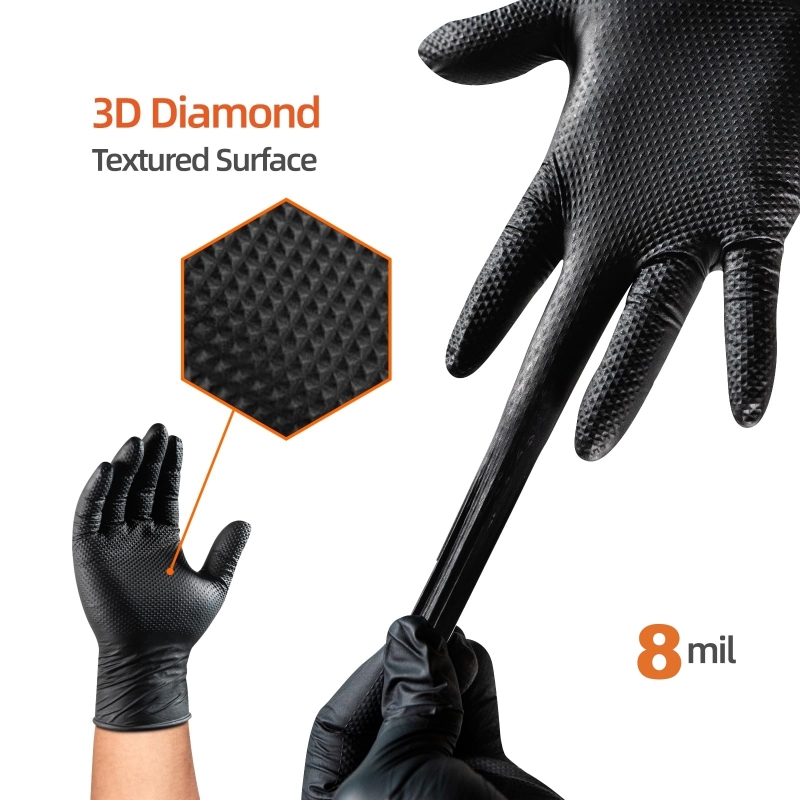 Rękawice nitrylowe czarne, wyt – Disposable Gloves Nitrile recenzja i cena