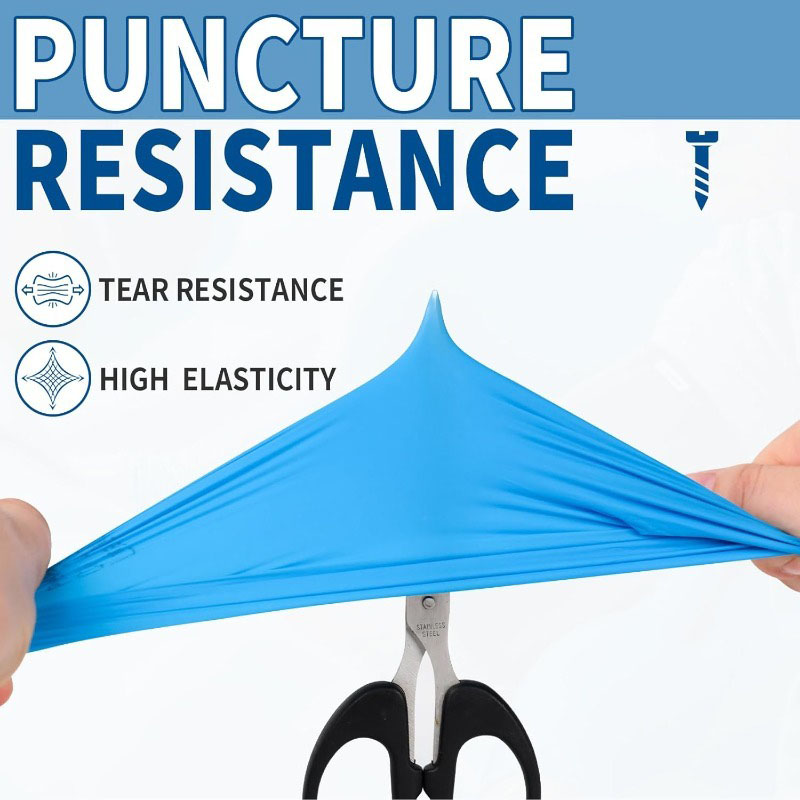 100 SZTUK Niebieskich Nitrylow – Disposable Gloves Nitrile recenzja i cena