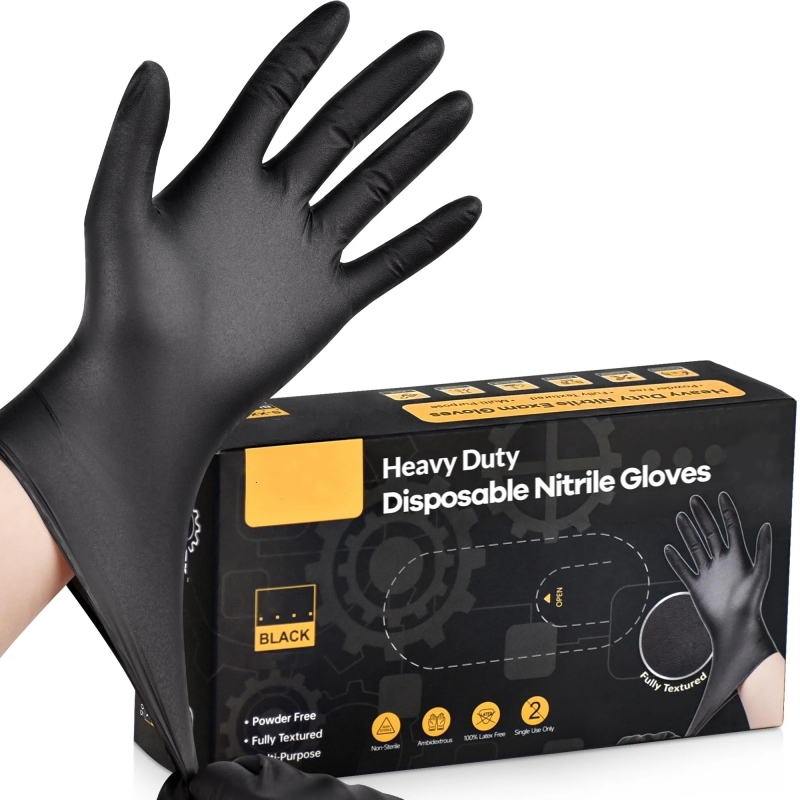 20 szt. Czarne jednorazowe ręk – Disposable Gloves Nitrile recenzja i cena