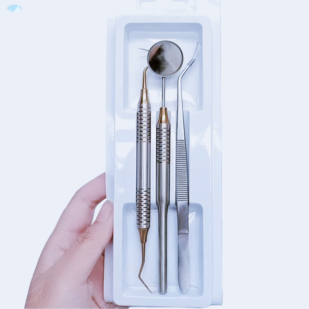 Czarno-złote 3-częściowe instr – Dental Mirror Probe recenzja i cena