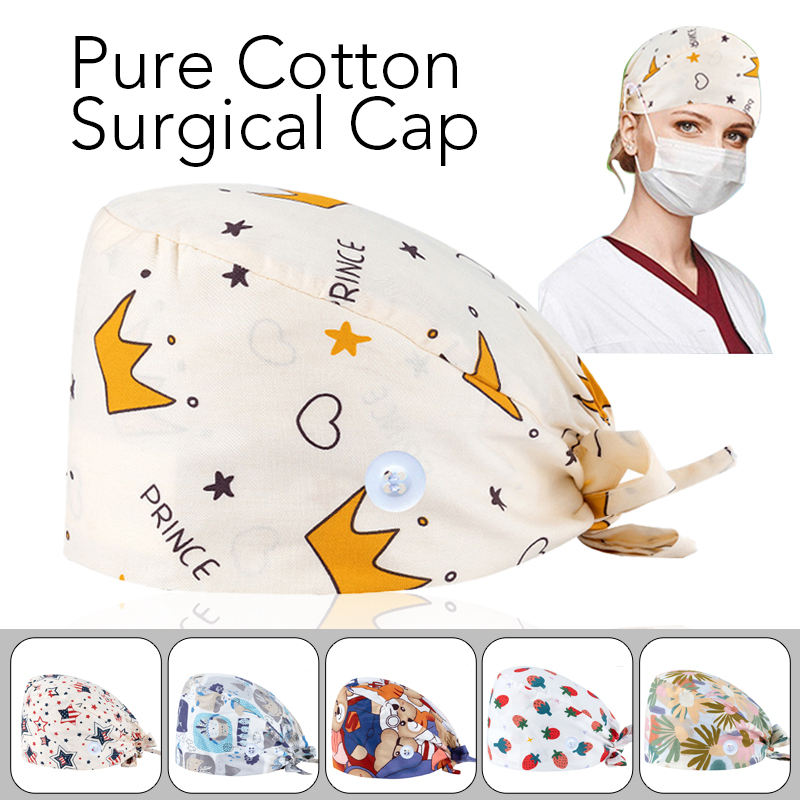 Women Surgicals Caps Cotton Do – Medical Lab Work recenzja i cena