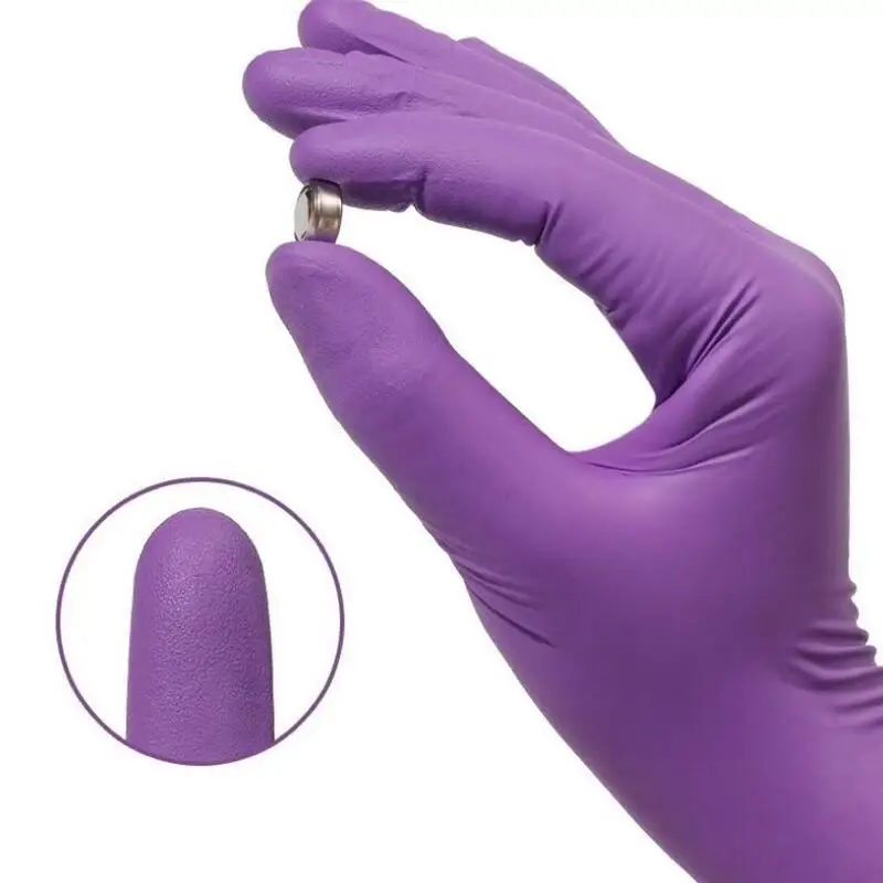 50/100 SZTUK Fioletowe Rękawic – Disposable Gloves Nitrile recenzja i cena